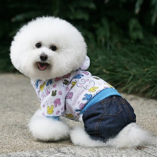 Pet Clothing Warm DF-A2104 Happy Rabbit/Dog Clothes Autumn and Winter Clothes Dog Cotton Clothes