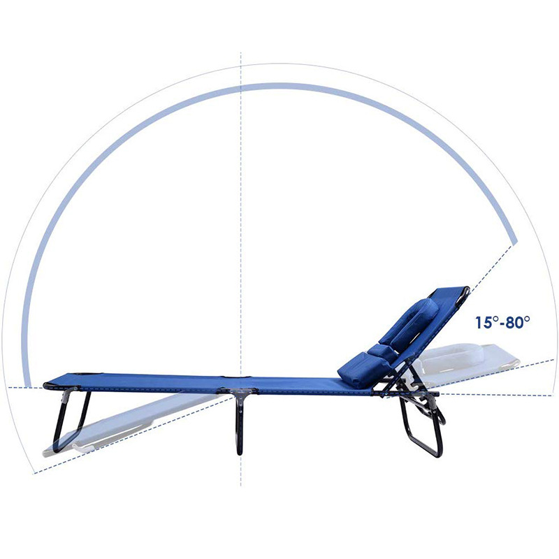 Al Aire Libre acostado cama balcón ocio Silla de ratán patio al aire libre reclinable villa piscina acostado cama plegable ratán Silla de playa