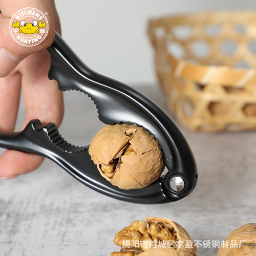 Huaying Creative Multifunctional Walnut Clamp Household Nut Clamp Pine Nut Clamp Creative Zinc Alloy Sheller Fruit Opener