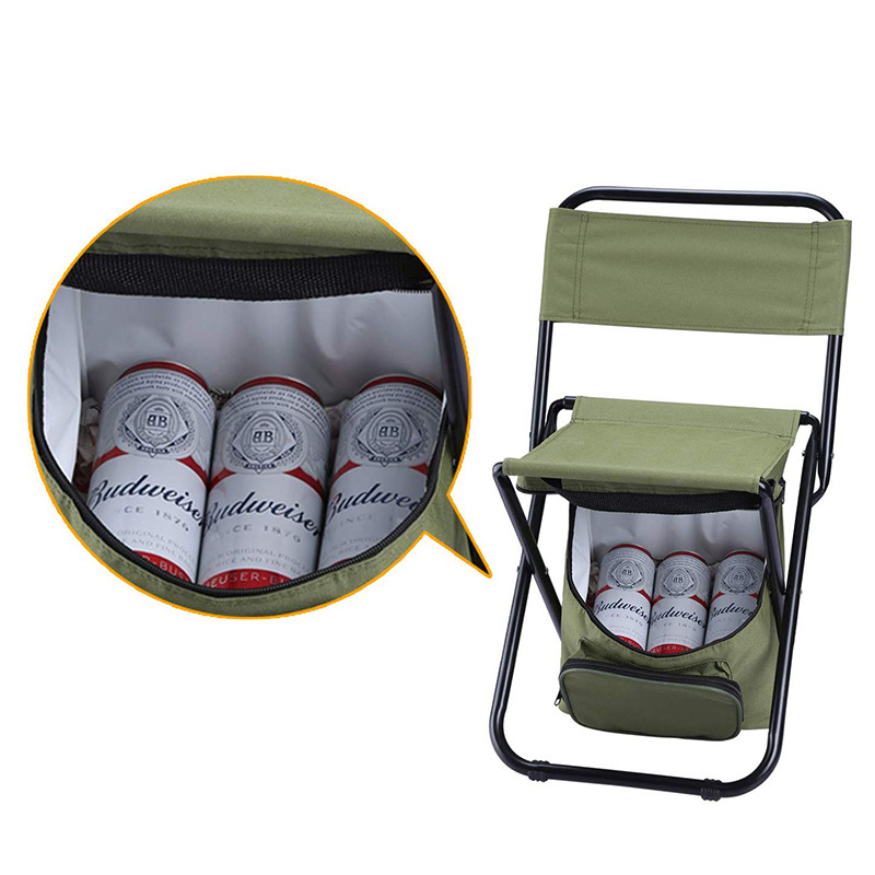 Nueva Silla de playa portátil plegable silla multifuncional portátil al aire libre pesca taburete fábrica por mayor