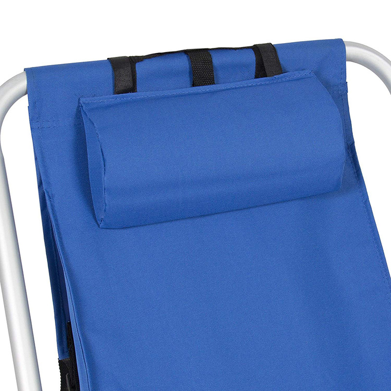 Suministro directo de fábrica nuevo medio acostado Silla de playa simple portátil plegable ocio al aire libre Silla de pesca al por mayor