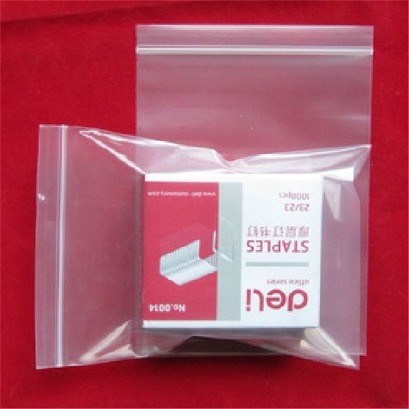 PE bolsa autosellante engrosada bolsa sellada grande bolsa de hueso bolsa sellada transparente ropa interior ropa clip cadena bolsa de embalaje de plástico