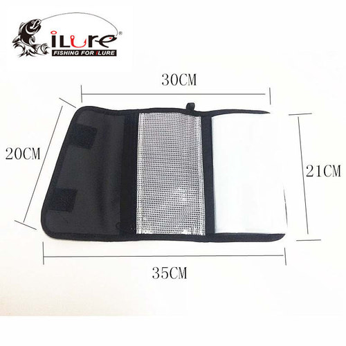 Eluya bait bag, soft bait bag, fishing gear bag, fake bait storage bag, fishing bait bag, Luya bait box with 6 ziplock bags