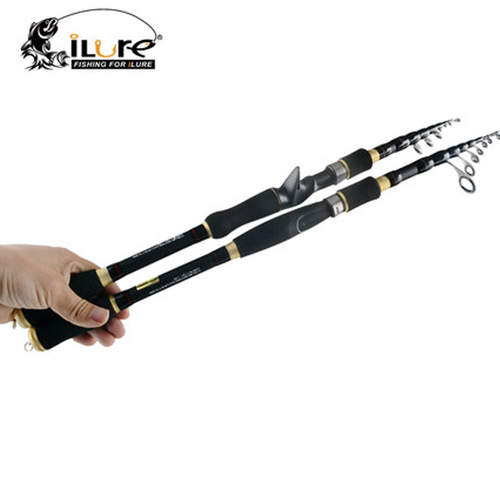 Luya vibrating telescopic Luya rod gun handle Luya rod straight handle telescopic short-joint rock fishing sea rod sea rod