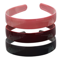 時尚百搭韓版髮飾 2.5公分糖果色短齒發箍 春夏季百搭款女士頭箍