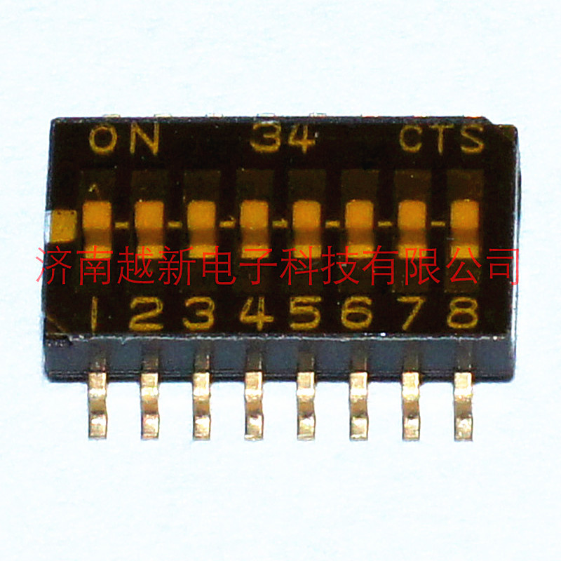 现货CTS 218-8LPSTRF 拨码开关8位贴片指拨开关DIP灵敏开关美国