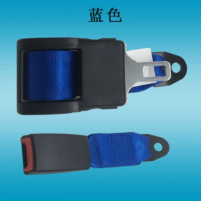 School bus modification pallet Car seat belt - blue