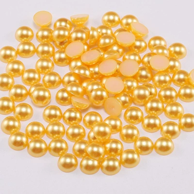 1688 #1753 — art jewelry accessories accessories wholesale - golden-yellow-2mm-500bag