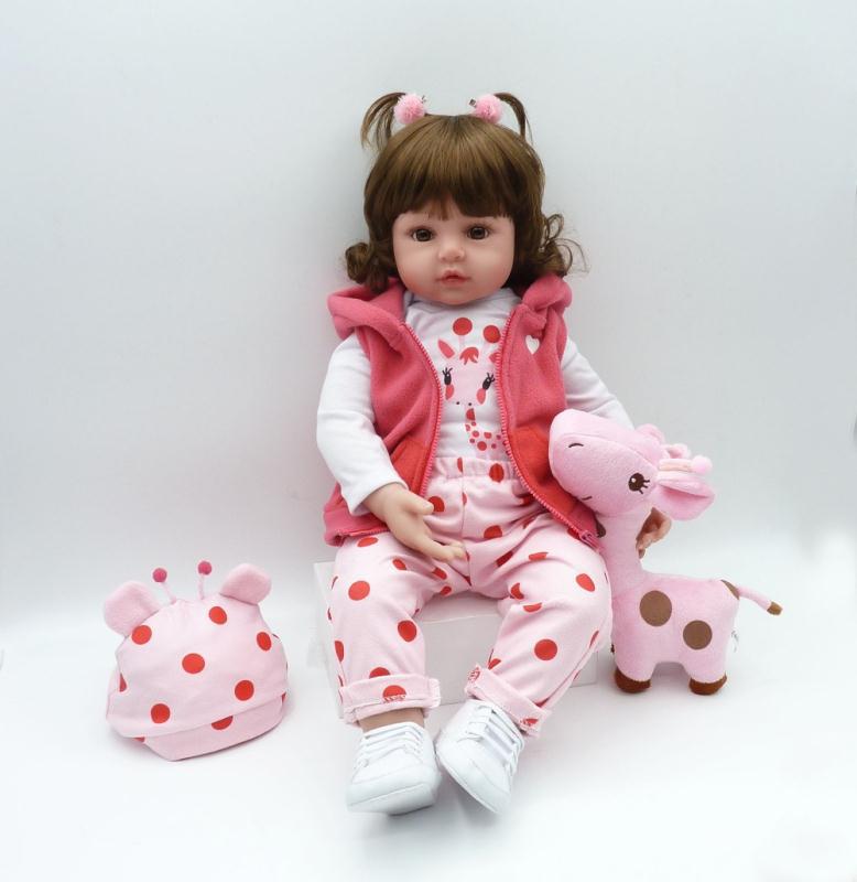 NPKCOLLECTION simulación bebé cuerpo de tela silicona realista muñeca niños lindo juguetes acompañamiento