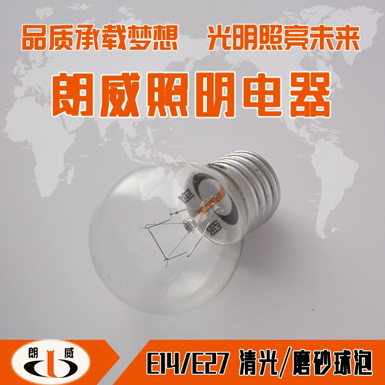 Прозрачная лампа G45 E27, лампа накаливания C35/E14, лампа с заостренным концом, полный ассортимент, оптовые поставки, стандартное исполнение