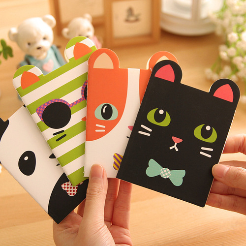 Cute and cool animal exercise book, cartoon soft surface copy, small book, exercise book, creative book, small gift T