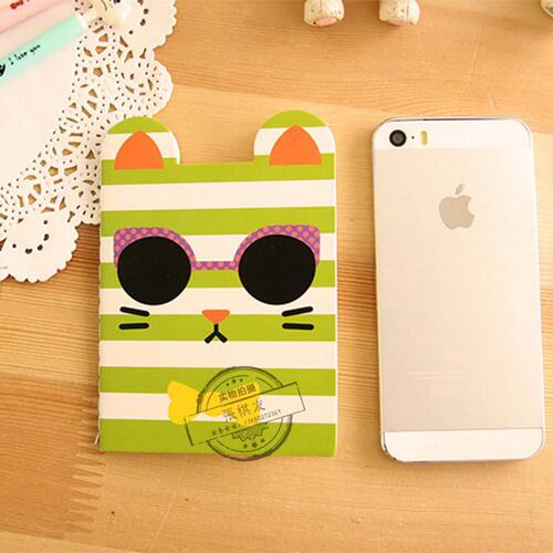 Cute and cool animal exercise book, cartoon soft surface copy, small book, exercise book, creative book, small gift T