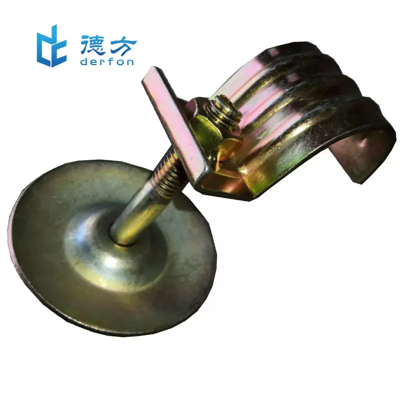 建筑工地金属蘑菇头扣件固定冲压蘑菇扣件卡扣件连接件厂家批发