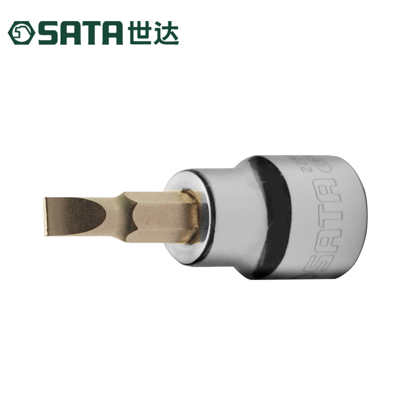 代理批发世达工具中飞10mm系列3/8方孔一字旋具套筒22501 -22504