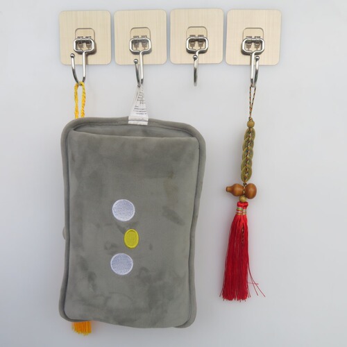 Wholesale stainless steel seamless large hooks waterproof strong stickers without punching large adhesive hooks large towel brushed hooks