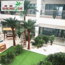 厂家批发仿真椰子树 庭院机场酒店室外假树商场园林装饰仿真树