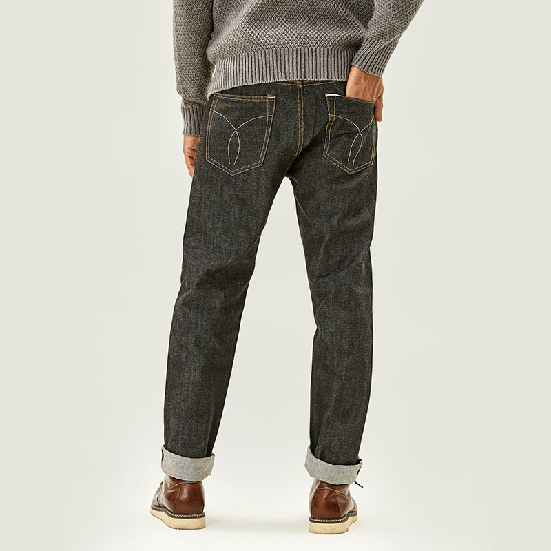 Men's Fashionable Loose Straight Jeans - Variation 4