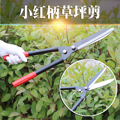 Small profits Garden Tools black Steel pipe Flowers Pruning Holly Hedge shears Lawn scissors