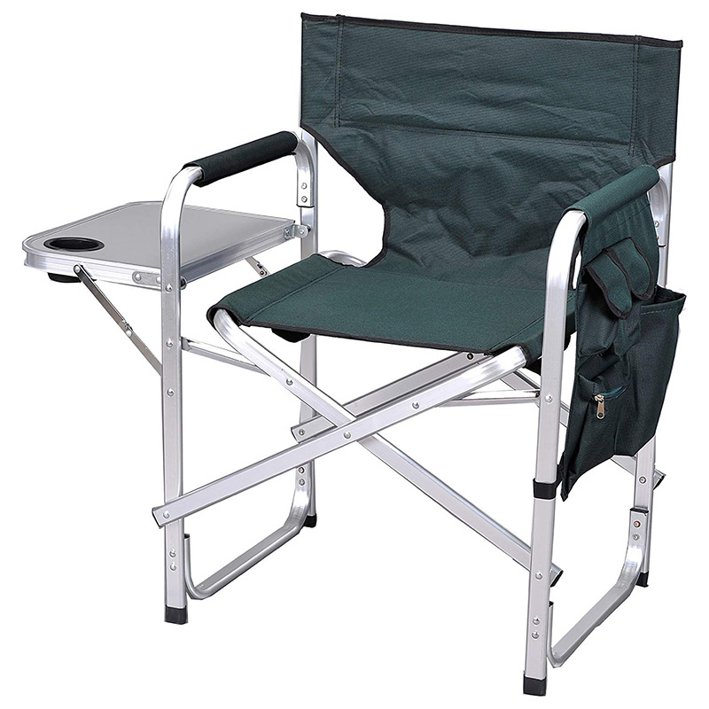 Suministro directo de fábrica Multi-especificación al aire libre portátil plegable Silla de playa de alta densidad Oxford tela silla de director Silla de playa