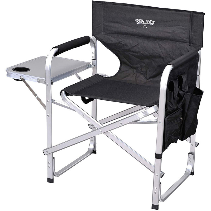 Suministro directo de fábrica Multi-especificación al aire libre portátil plegable Silla de playa de alta densidad Oxford tela silla de director Silla de playa