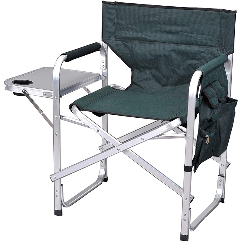 Suministro directo de fábrica Multi-especificación al aire libre portátil plegable Silla de playa de alta densidad Oxford tela silla de director Silla de playa