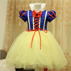 Cosplay children Halloween Christmas dress dress Cinderella girl dress Snow White dress performance costume