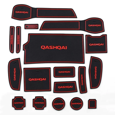 Anti-slip mat, 16-22 Nissan Qashqai door slot