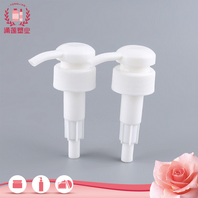厂家供应化妆品塑料螺纹泵头 按压式乳液泵 洗发水沐浴乳螺纹泵