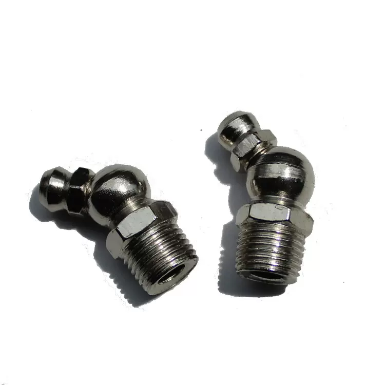 厂家供应1/8-28不锈钢油嘴黄油嘴黄油嘴头弯头直油咀黄油注油嘴