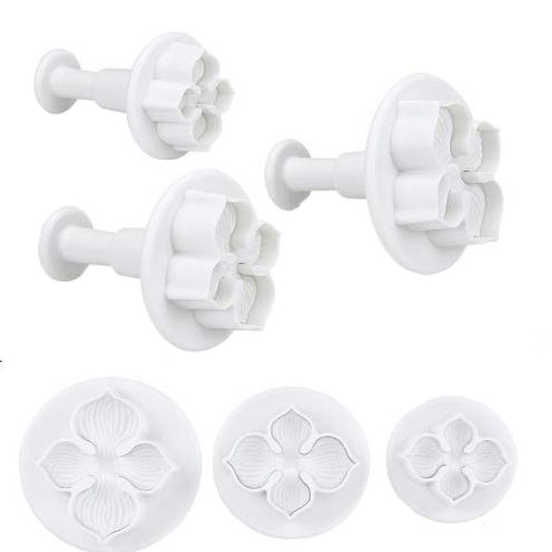 3 unids Hortensia primavera molde de gofrado galleta fondant cake decoración impresión molde herramientas para hornear image 4