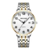 B-558 Men's Golden Shell White Noodles Gold Steel Belt