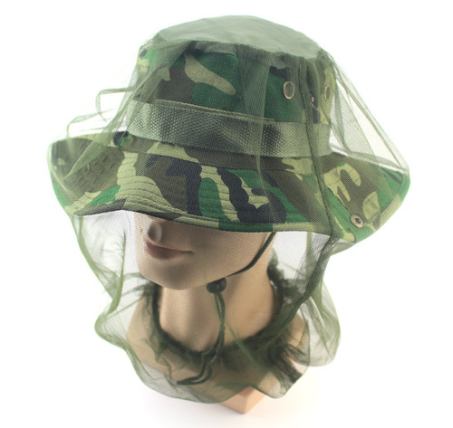 Outdoor mosquito net cover, insect-proof hat, outdoor fishing hat, mosquito hat, hooded bee-keeping anti-bee hat