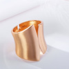 Fashionable asymmetrical metal bracelet, accessory, suitable for import, European style