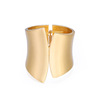 Fashionable asymmetrical metal bracelet, accessory, suitable for import, European style