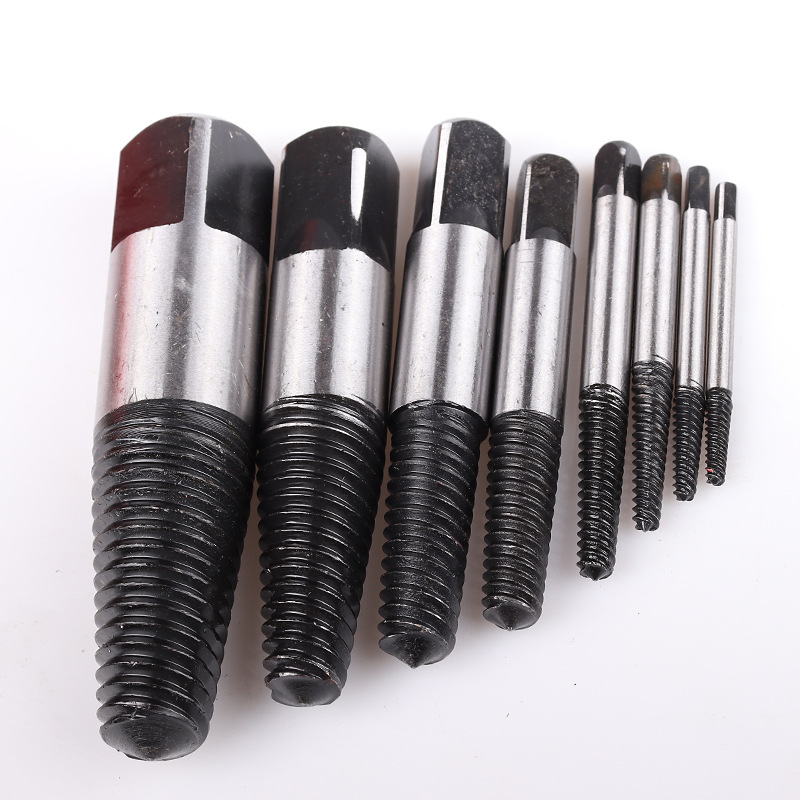 Extractor de tornillo de cabeza rota Juego de 12 piezas, herramienta de clavo de alambre roto de 8 piezas entrega de una pieza