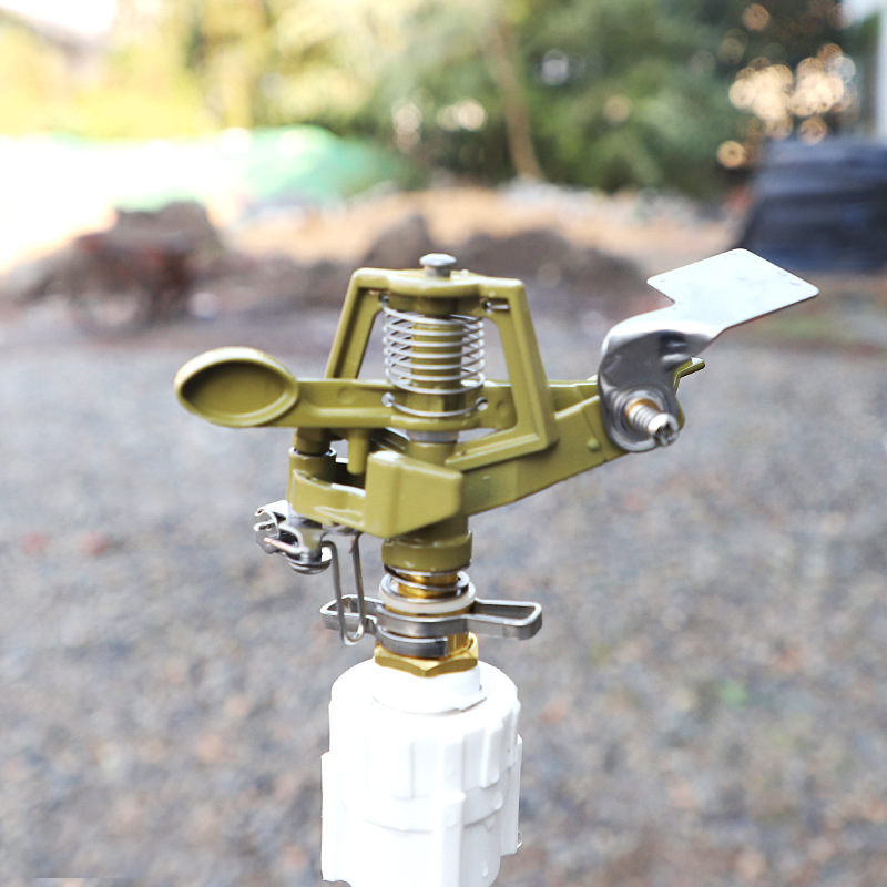 6 puntos de aleación de zinc rociador de césped verde rociador de 360 grados rociador de ángulo controlable rociador sin impuestos