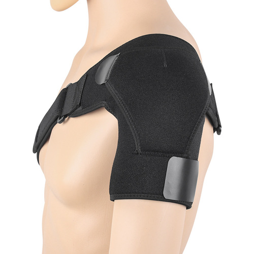 Shoulder pads, sports thickening, adjustable shoulder protection, single shoulder strain, shoulder pads, diving material straps, cross-border wholesale
