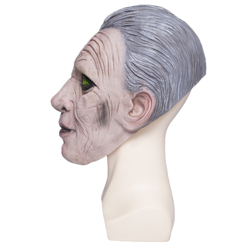 Fabricante en stock regalo de Halloween carnaval fiesta Divertida máscara verde ojo mágico asistente máscara de látex