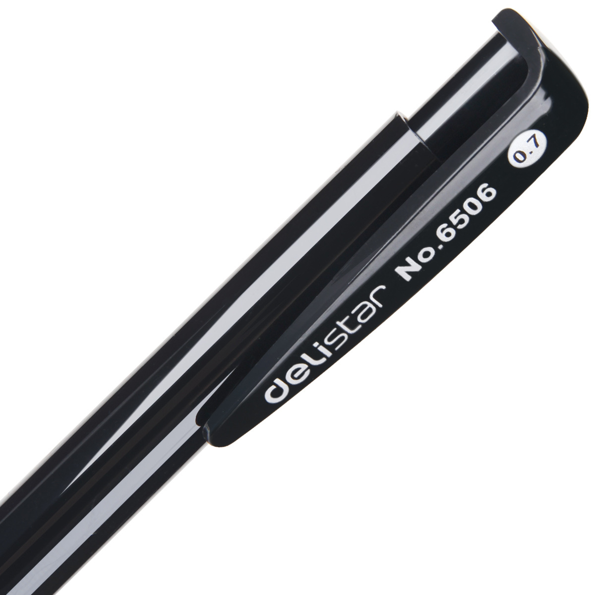 Deli bolígrafo automático Bolígrafo 6506 Deli bolígrafo tipo de prensa 0,7mm Negro Azul