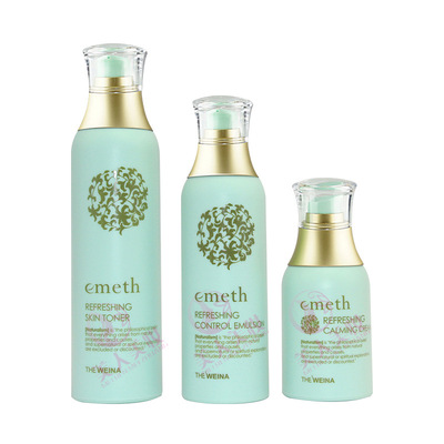 上海维娜化妆品实体叶玫香清爽护理套装水乳霜清爽套适合油混皮肤