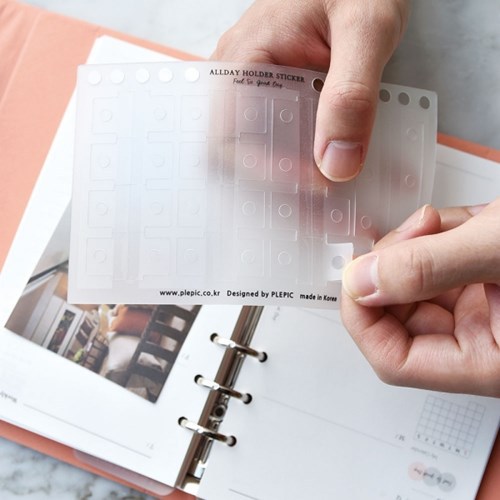 A20 Korea stationery plepic practical 6-hole loose-leaf book storage hanging button loose-leaf transformation for B6 A5/A6