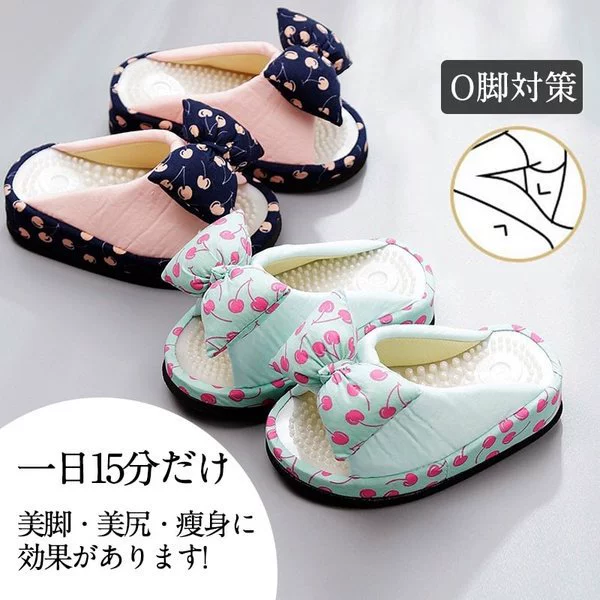 Японская и Корейская летняя обувь для похудения с иглоукалыванием, массажем, педикюром, домашние сандалии на платформе для подтягивания икры в помещении