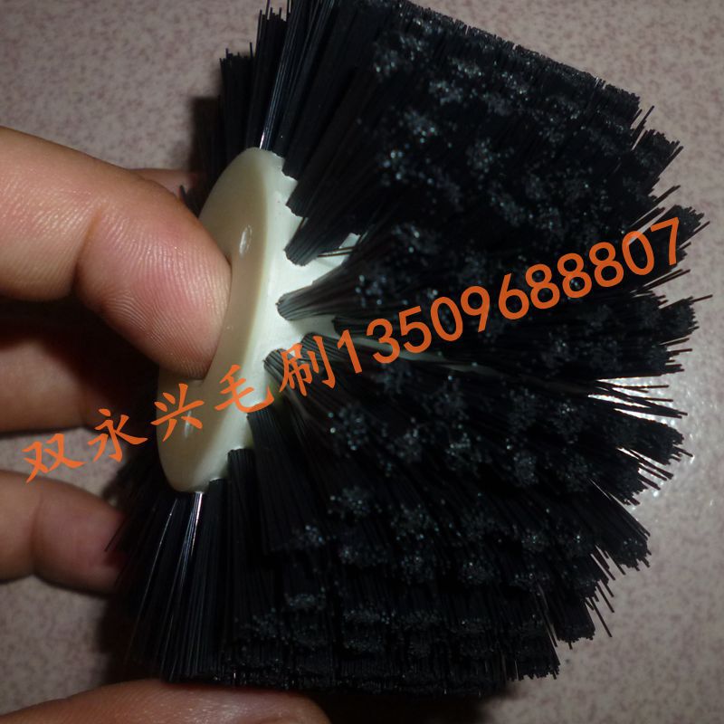 SX2014印刷包装机械压纸毛刷轮扶梯毛刷圆盘毛刷尼龙刷毛刷辊