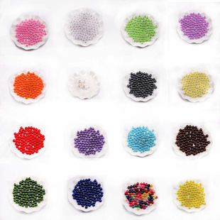 DIY���b����o������Ʒ���l3-12mm��ɫ����ABS������ֱ�׈A��