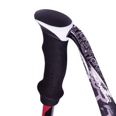 Pioneer Lock Carbon Fiber Hiking Poles, Three-Section Telescopic Carbon Fiber Staff, Outdoor Hiking and Travel Gear