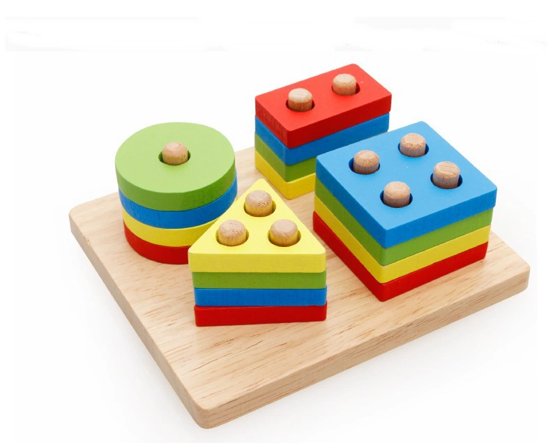 Когнитивный конструктор для раннего возраста, Montessori, игрушка, раннее образование, восприятие цвета