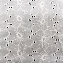 9088棉布绣花布纯棉全棉镂空刺绣女装面料