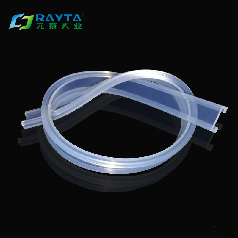 厂家供应 led灯条防水套管 10宽灯带适用透明硅胶半盖板半套管