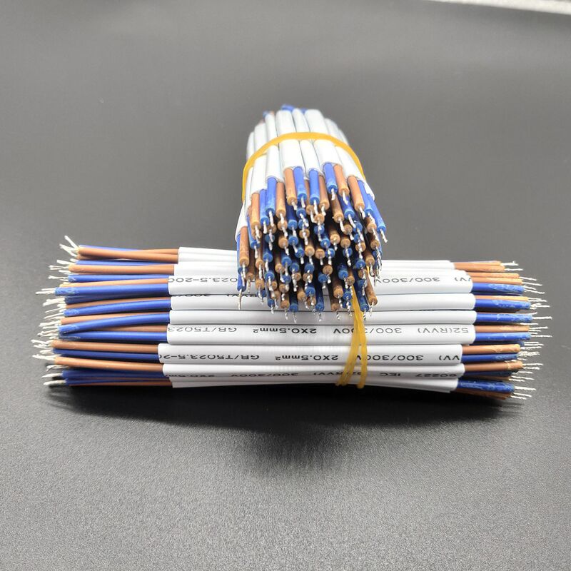 Factory Direct Sales Double-core Flat Wire Flat Sheathed Wire Spot 2*0.5 2*0.75 Square Two-core Wire Input Wire
