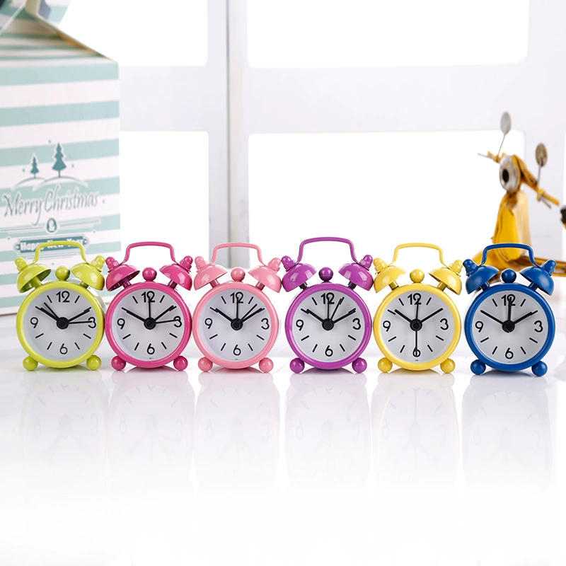 4 см мини-металлический маленький будильник карманные цифровые часы студенческий подарок часы будильник для учащихся начальной школы